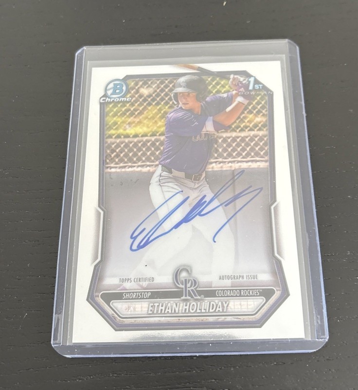 2026 Bowman Chrome Ethan Holliday Auto