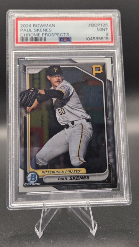 2024 Bowman Chrome Prospects Paul Skenes #BCP-125 RC Pirates PSA 9