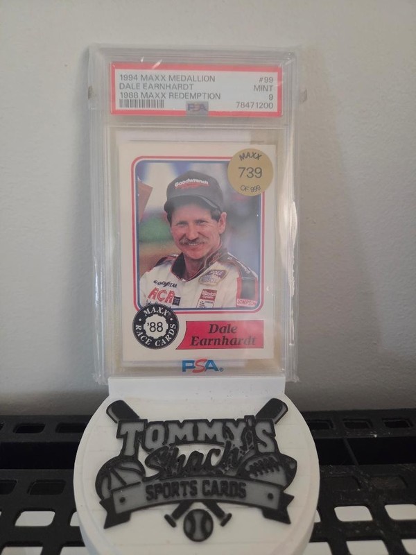 1994 Maxx Medallion 1988 Redemption Racing #99 Dale Earnhardt /999 PSA 9 MINT