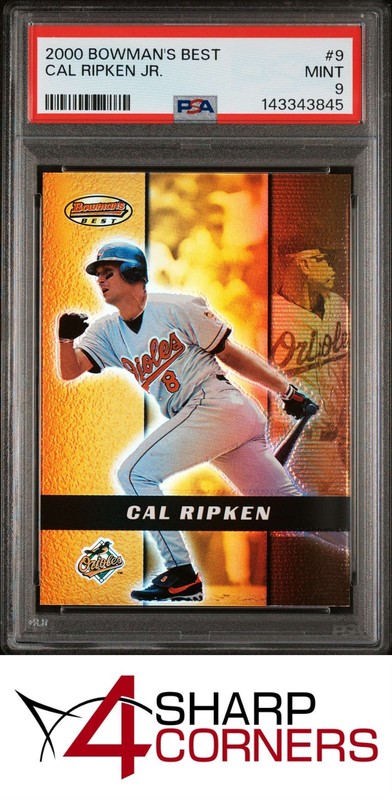 2000 BOWMAN'S BEST #9 CAL RIPKEN JR. ORIOLES HOF PSA 9
