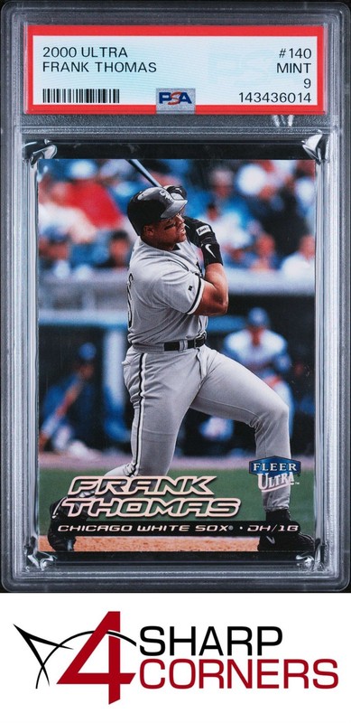 2000 ULTRA #140 FRANK THOMAS WHITE SOX HOF POP 1 PSA 9 view 1