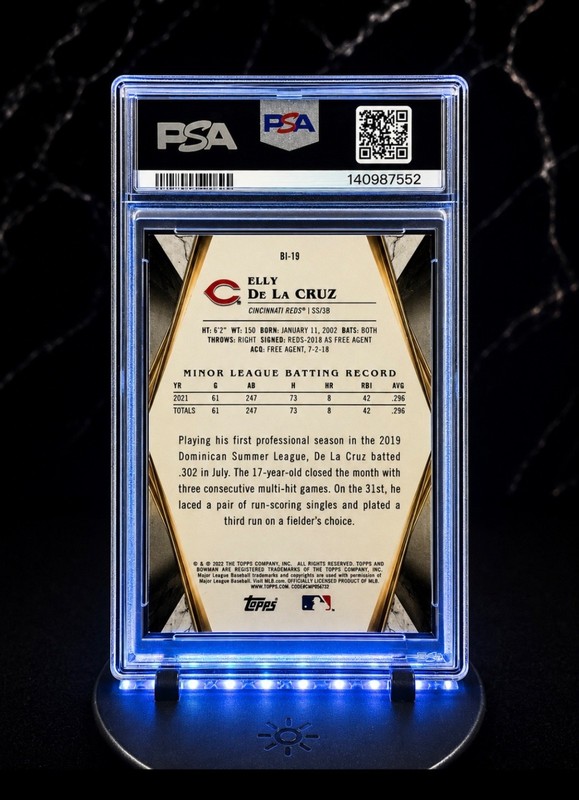 2022 Bowman Draft - Bowman Invicta Elly De La Cruz #BI-19 (RC) view 2
