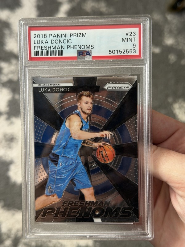 2018 Prizm Luka Doncic #23 Freshman Phenoms PSA 9