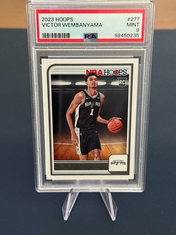 Panini NBA Hoops 2023-24 Victor Wembanyama #277 Rookie Spurs PSA 9 Centered