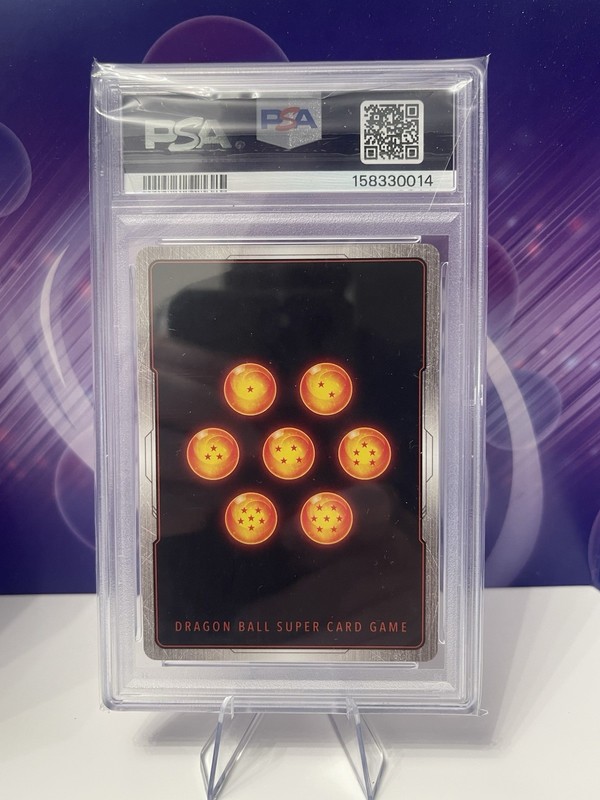 PSA 10 SSB Son Goku SSB Vegeta Rivalry BT21-110 SPR Dragon Ball Super Wild Resur view 2