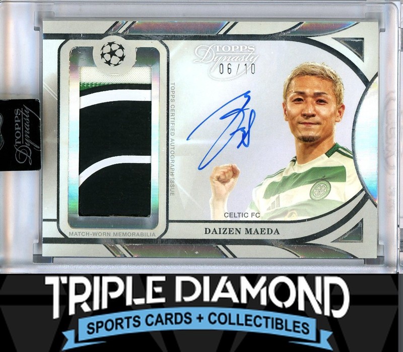 2024-25 Topps Dynasty UCC Daizen Maeda Match-Worn Patch Auto #06/10 L353