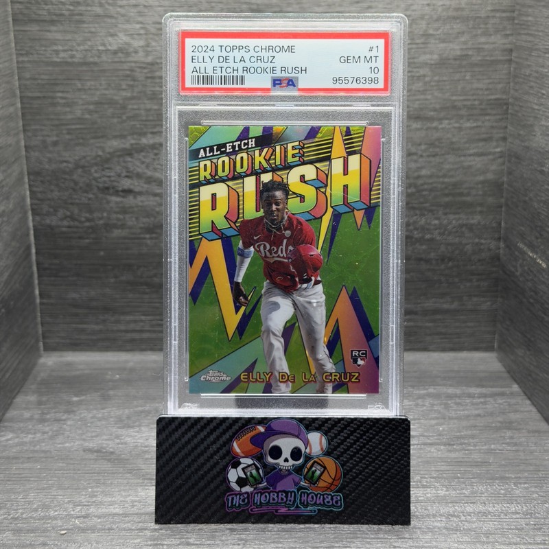 2024 Topps Chrome All Etch Rookie Rush Elly De La Cruz Reds PSA 10 #CERR-1 (RC)