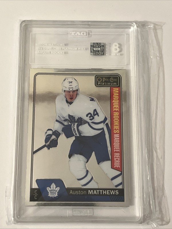 2016 O-Pee-Chee Platinum Marquee Rookie Auston Matthews #151 PSA 8