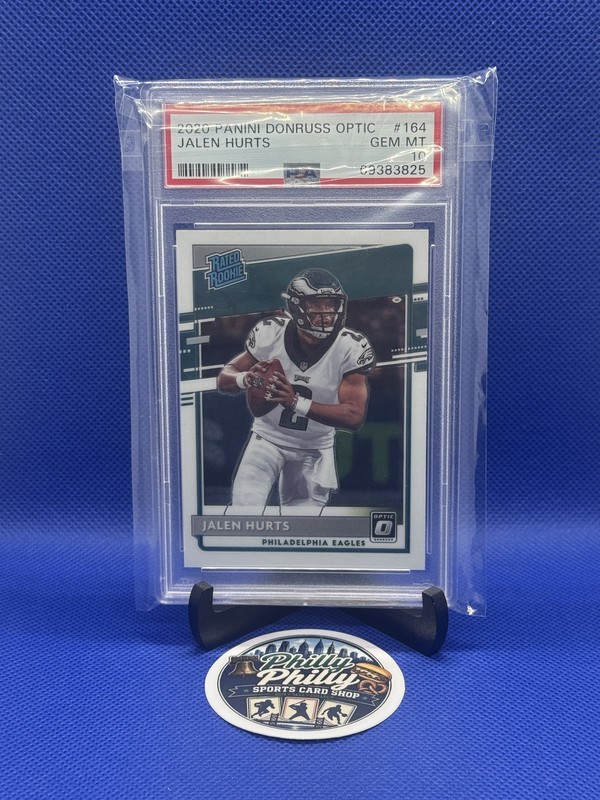 2020 DONRUSS OPTIC FOOTBALL #164 JALEN HURTS RC PSA 10