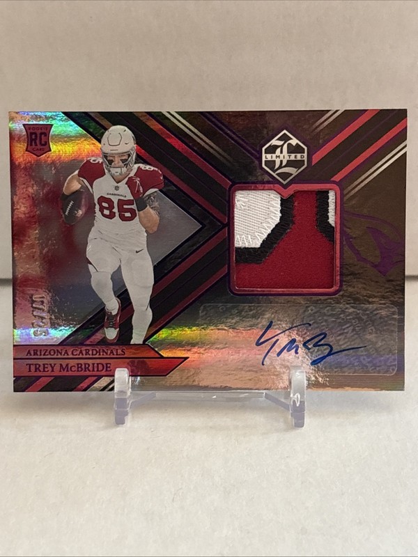 2022 LIMITED TREY MCBRIDE RC 3 COLOR PATCH JERSEY AUTO /25 - SSP