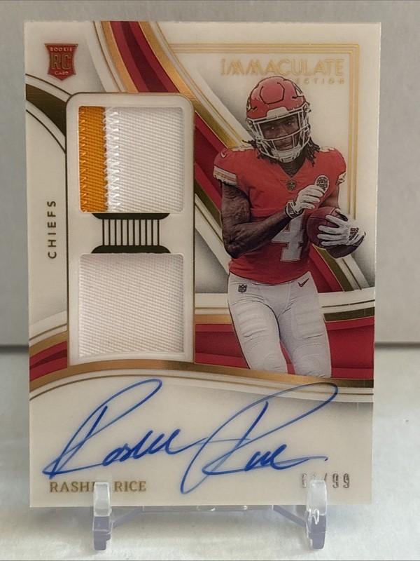 2023 IMMACULATE RASHEE RICE RC JERSEY PATCH AUTO /99 - SP