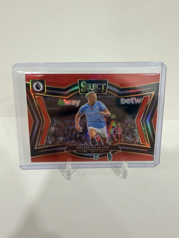 2024-25 Panini Select Premier League - Field Level Erling Haaland #227 Red Prizm