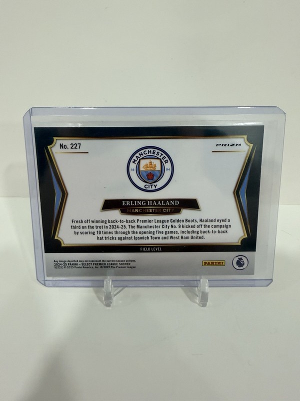 2024-25 Panini Select Premier League - Field Level Erling Haaland #227 Red Prizm view 2
