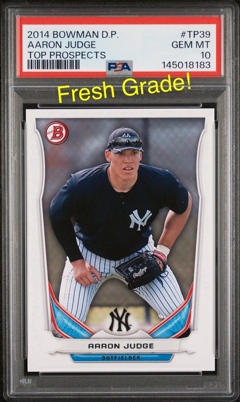 2014 BOWMAN DRAFT PICKS TOP PROSPECTS #TP39 AARON JUDGE RC PSA 10