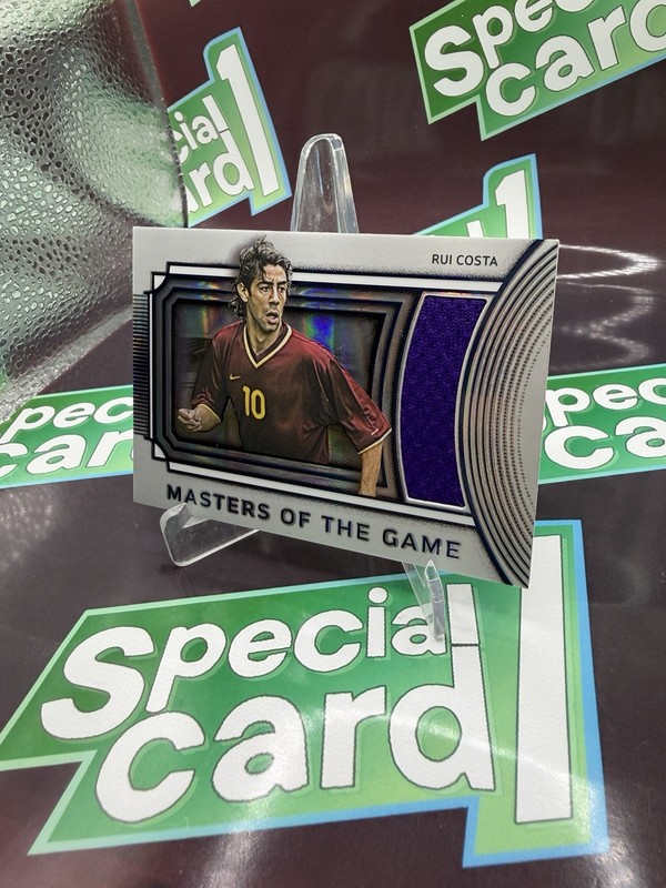 2025 Futera Unique Masters of the Game Rui Costa Match-Worn /9 SSP SP view 2