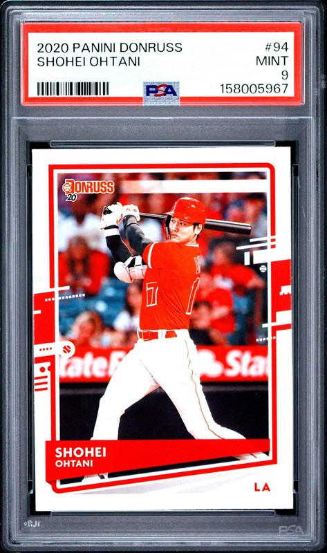 2020 Panini Donruss #94 Shohei Ohtani PSA 9