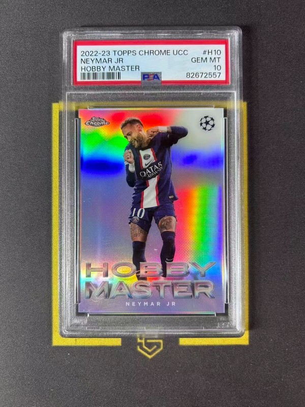 2022-23 Topps Chrome UCC Hobby Master SP Neymar Jr. PSA 10 FCCZ