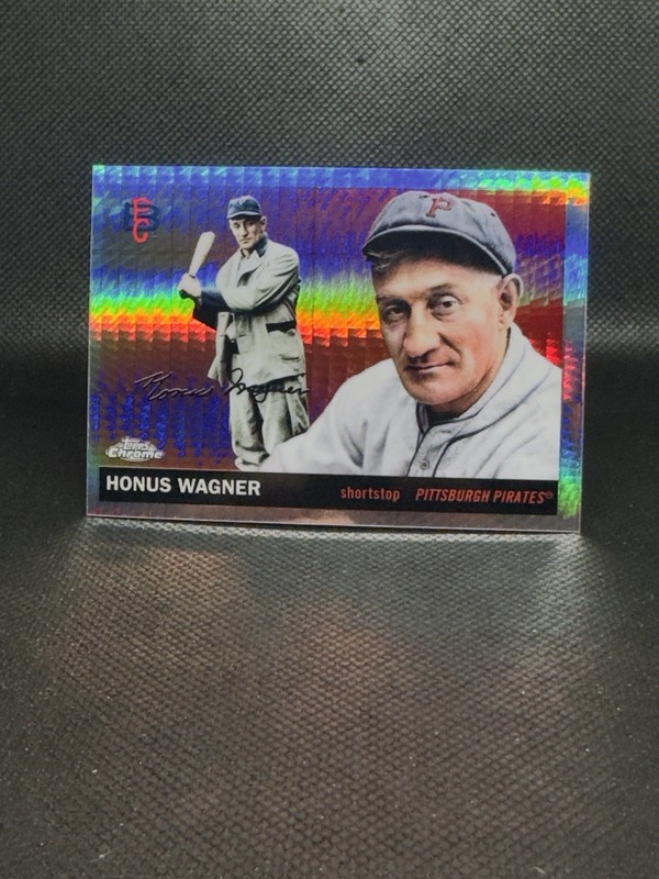 2025 Topps Chrome Platinum Anniversary Honus Wagner Prism Refractor #439