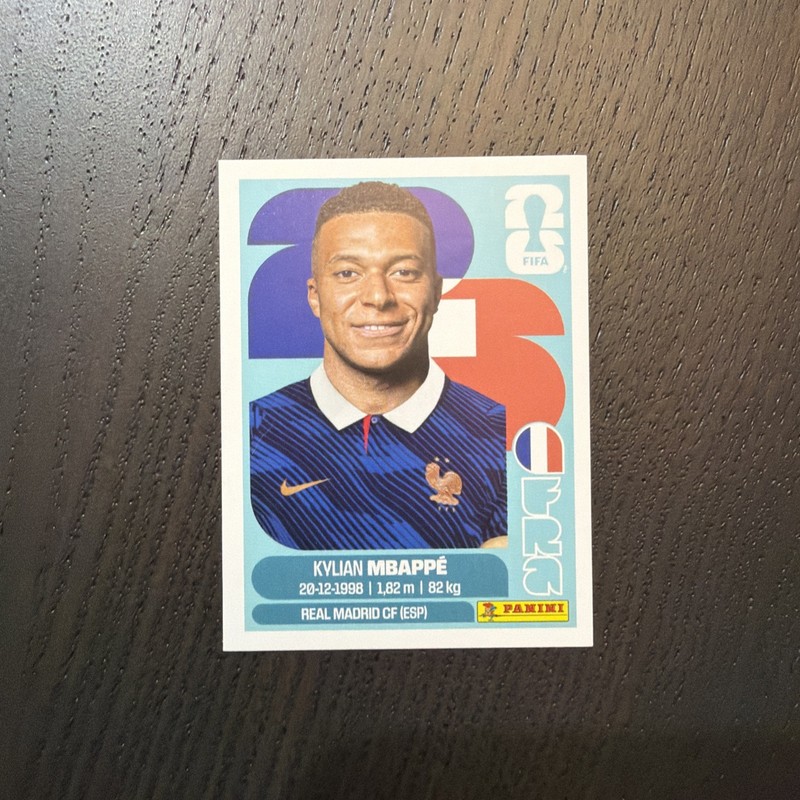 2026 Panini Fifa World Cup Sticker Kylian Mbappe #FRA20