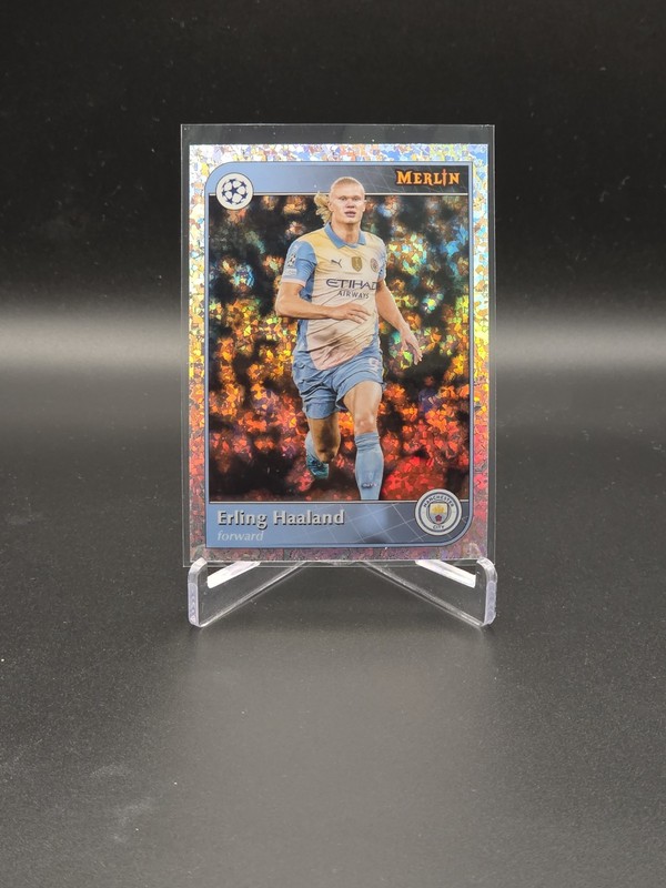 2024-25 Topps Merlin Uefa Club Competitions - Erling Haaland #73 Mini-Diamond
