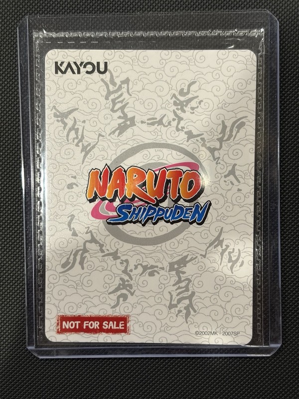 Naruto Shippuden - Naruto Uzumaki PSA Magazine Promo Card Sealed NM view 2
