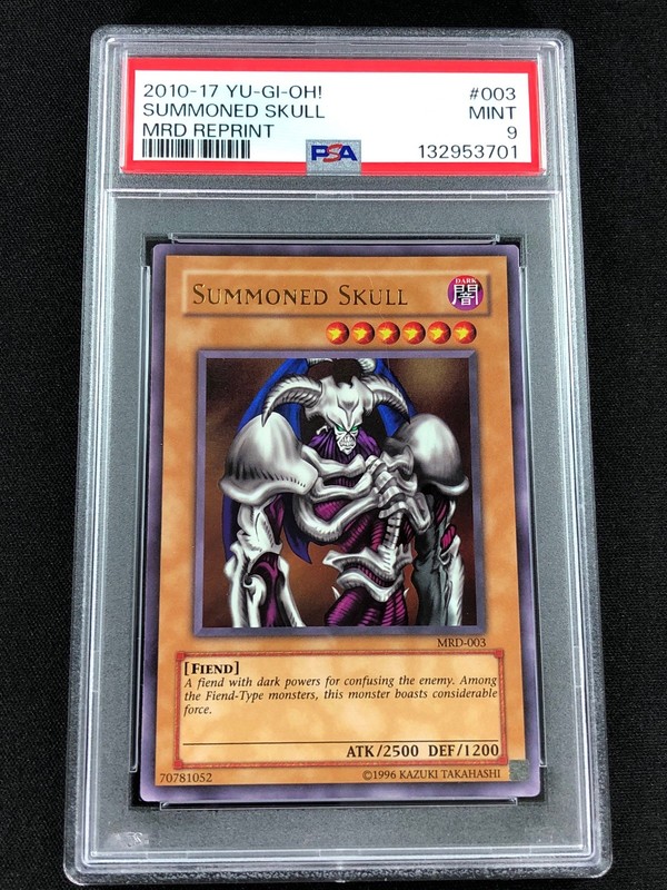 Yugioh 2010 Summoned Skull MRD-003 PSA 9 Ultra Rare