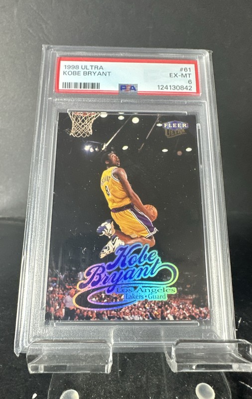 1998-99 Fleer Ultra Kobe Bryant #61 Lakers PSA 6