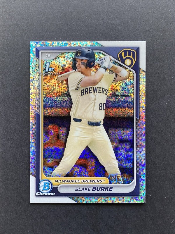 2024 Bowman Draft - Chrome Blake Burke #BDC-95 Sparkle Refractor /200 (RC)