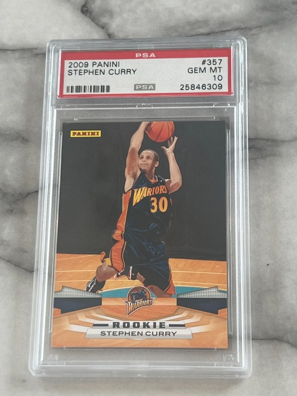 2009 Panini Stephen Curry RC PSA 10
