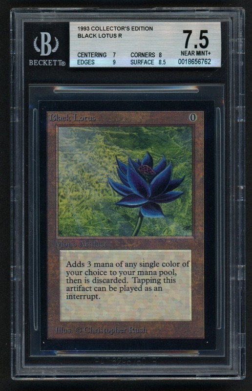 ***BGS 7.5 Collectors' Edition Black Lotus*** MTG CE Magic Kid Icarus