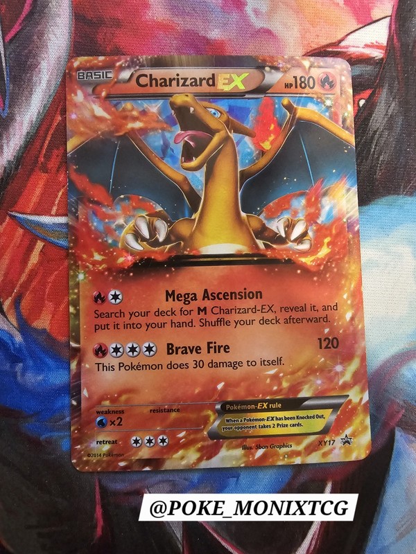 CHARIZARD EX  XY17 BLACK STAR PROMO POKEMON TCG HP.