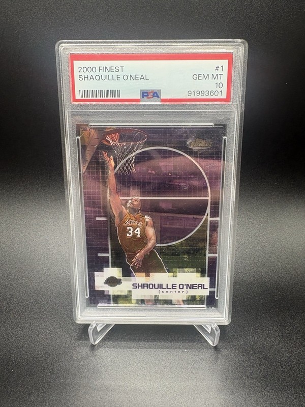 2000-01 Topps Finest - Shaquille O'Neal #1 PSA 10