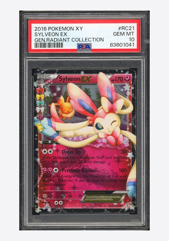 Pokemon PSA 10 Sylveon EX Ultra Rare 2016 RC21/RC32 Generations RC English
