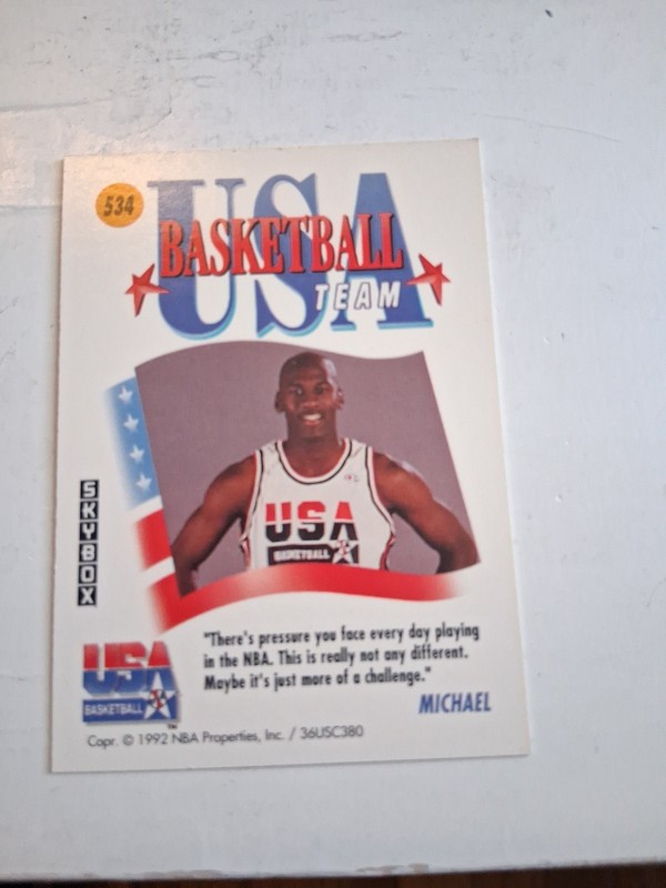 1991-92 Skybox Michael Jordan #534 view 2
