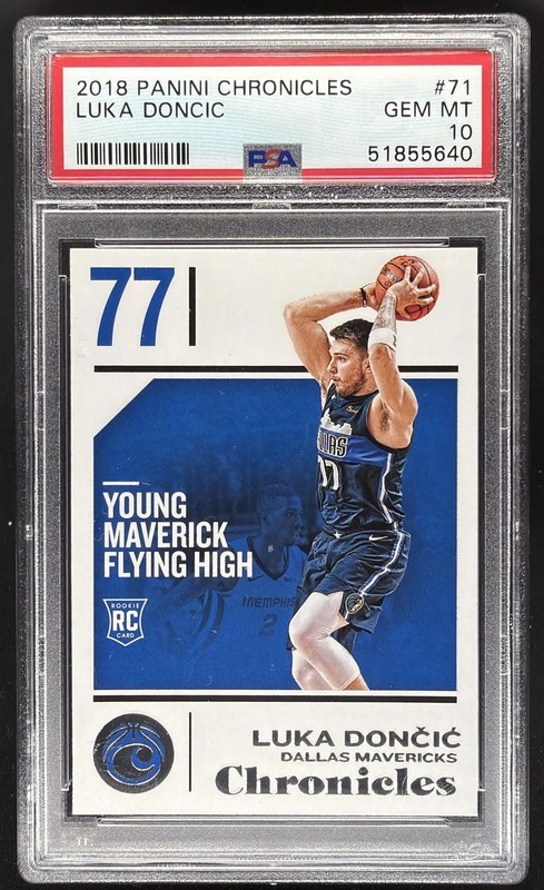 2018-19 Panini Chronicles Luka Doncic #71 RC PSA 10
