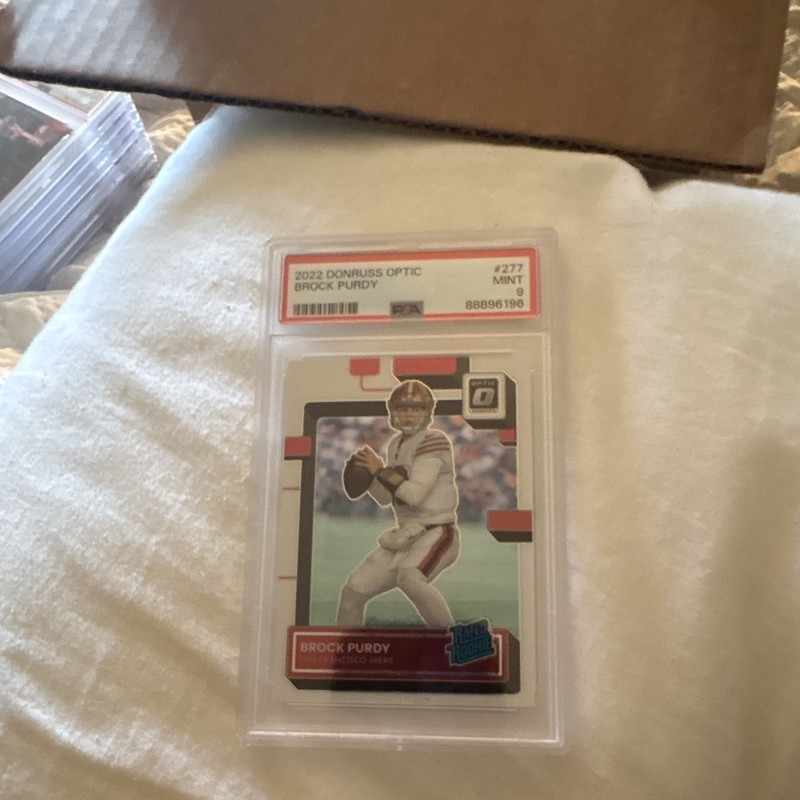 Panini Donruss Optic 2022 Brock Purdy #277 Rated Rookie PSA Graded 49ers